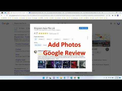 how to add picture to google review on iphone